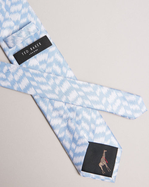CHEVIE-Ties-Show off your style in CHEVIE. Nothing exudes elegance quite like the silk tie. From weddings to work, the tie is an essential accessory that's sure to impress. It features a unique chevron stripe pattern, perfect for adding some interest to your look. Silk tie Slim style Broken chevron stripes Ted Baker branded- Ted Baker Romania